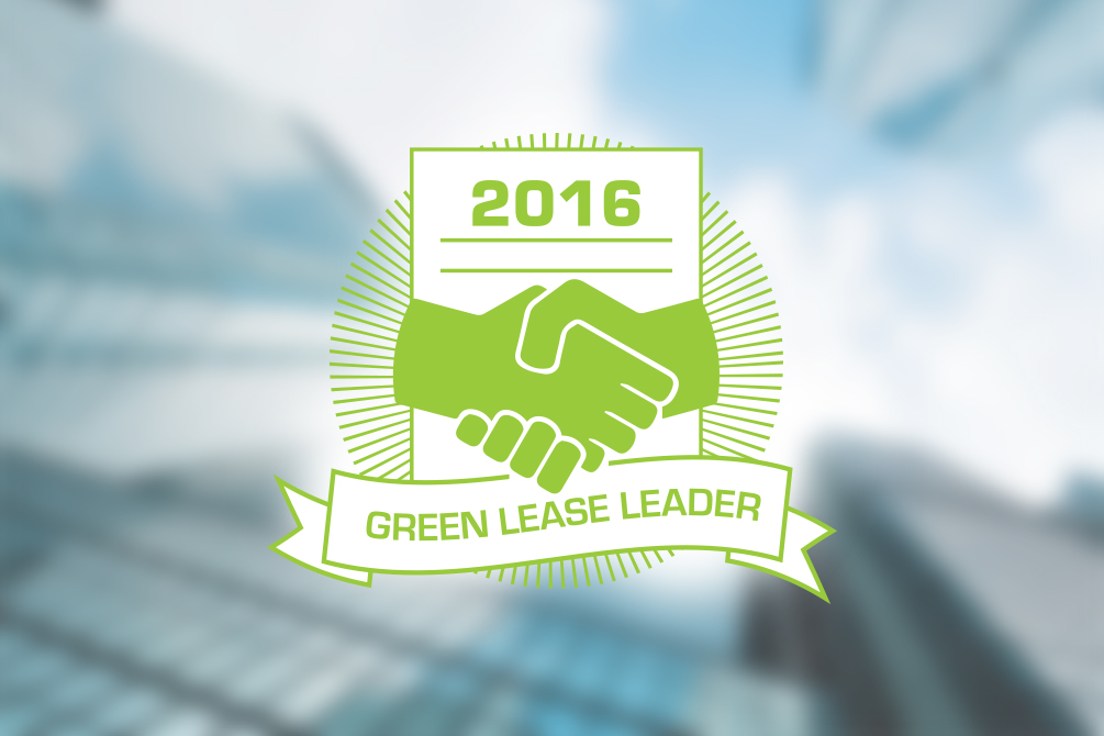 2016 Green Lease Leaders award