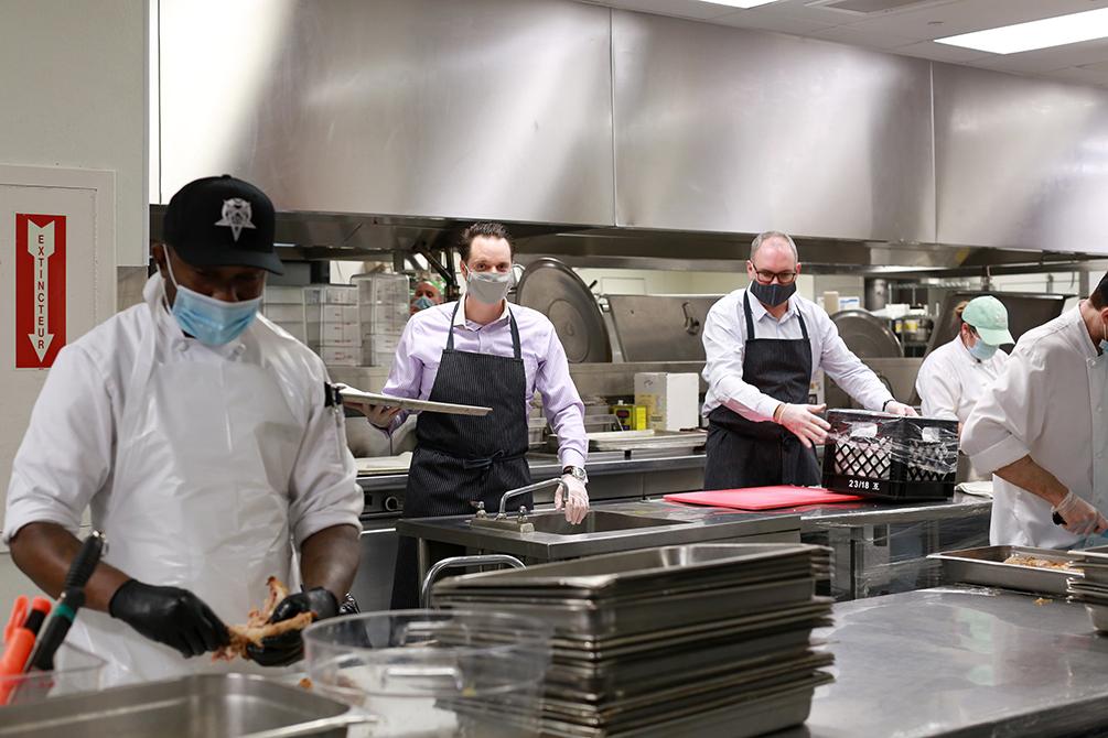 Cuisines Solidaires, an initiative of the Tablée des Chefs, Fairmont Le Château Frontenac